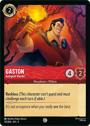 Gaston - Arrogant Hunter (115/204) [Fabled] | Devastation Store