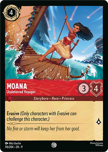 Moana - Undeterred Voyager (116/204) [Fabled] | Devastation Store