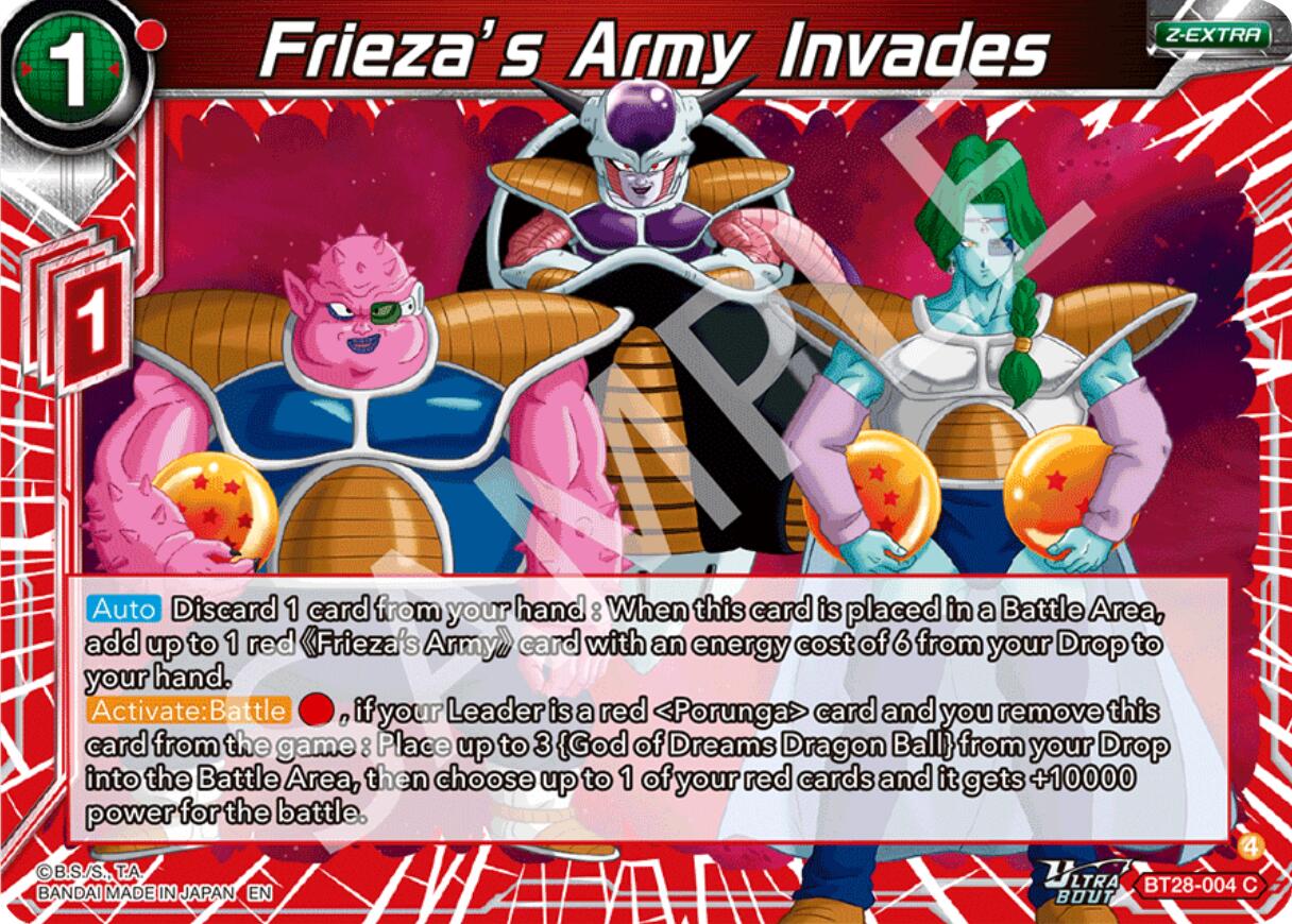 Frieza's Army Invades (BT28-004) [Prismatic Clash] | Devastation Store