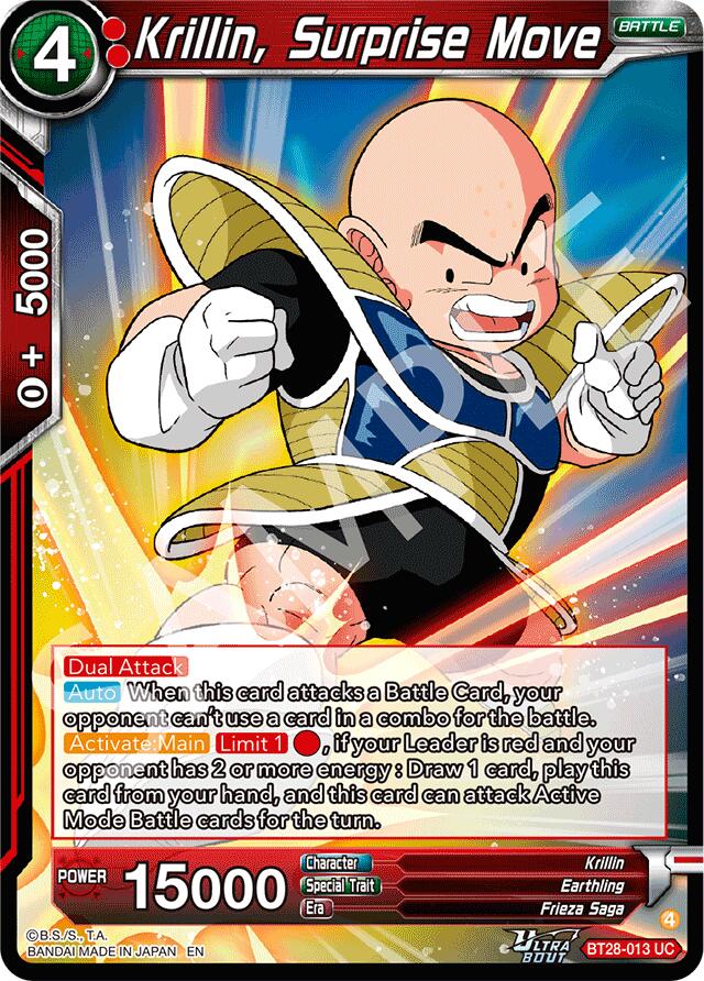 Krillin, Surprise Move (BT28-013) [Prismatic Clash] | Devastation Store