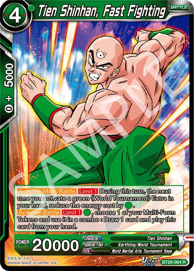 Tien Shinhan, Fast Fighting (BT28-064) [Prismatic Clash] | Devastation Store