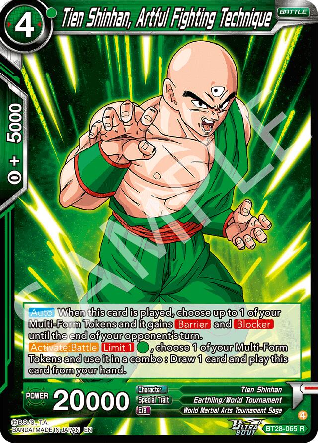 Tien Shinhan, Artful Fighting Technique (BT28-065) [Prismatic Clash] | Devastation Store