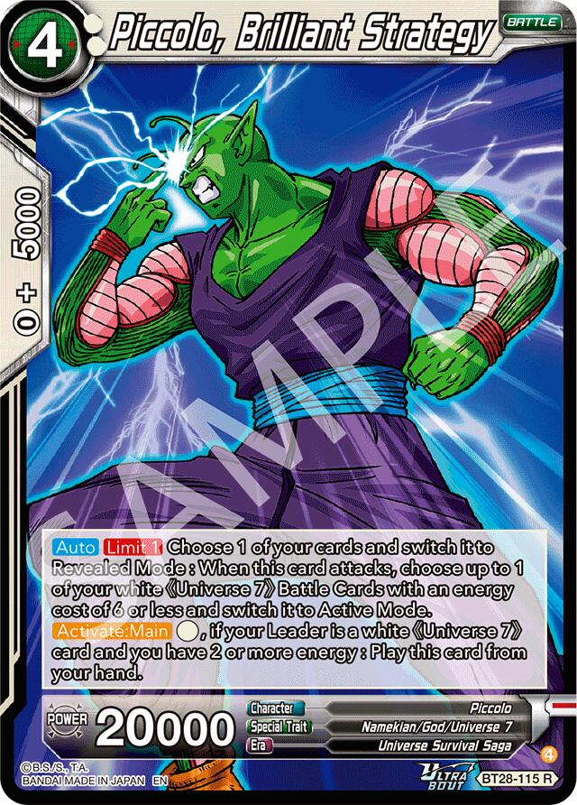 Piccolo, Brilliant Strategy (BT28-115) [Prismatic Clash] | Devastation Store