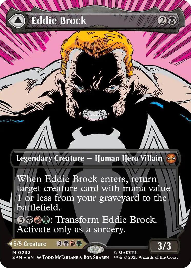 Eddie Brock (0233) (Borderless) [Marvel's Spider-Man] | Devastation Store
