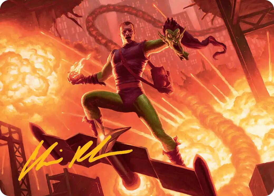 Green Goblin, Revenant Art Card (Gold-Stamped Signature) [Marvel's Spider-Man Art Series] | Devastation Store