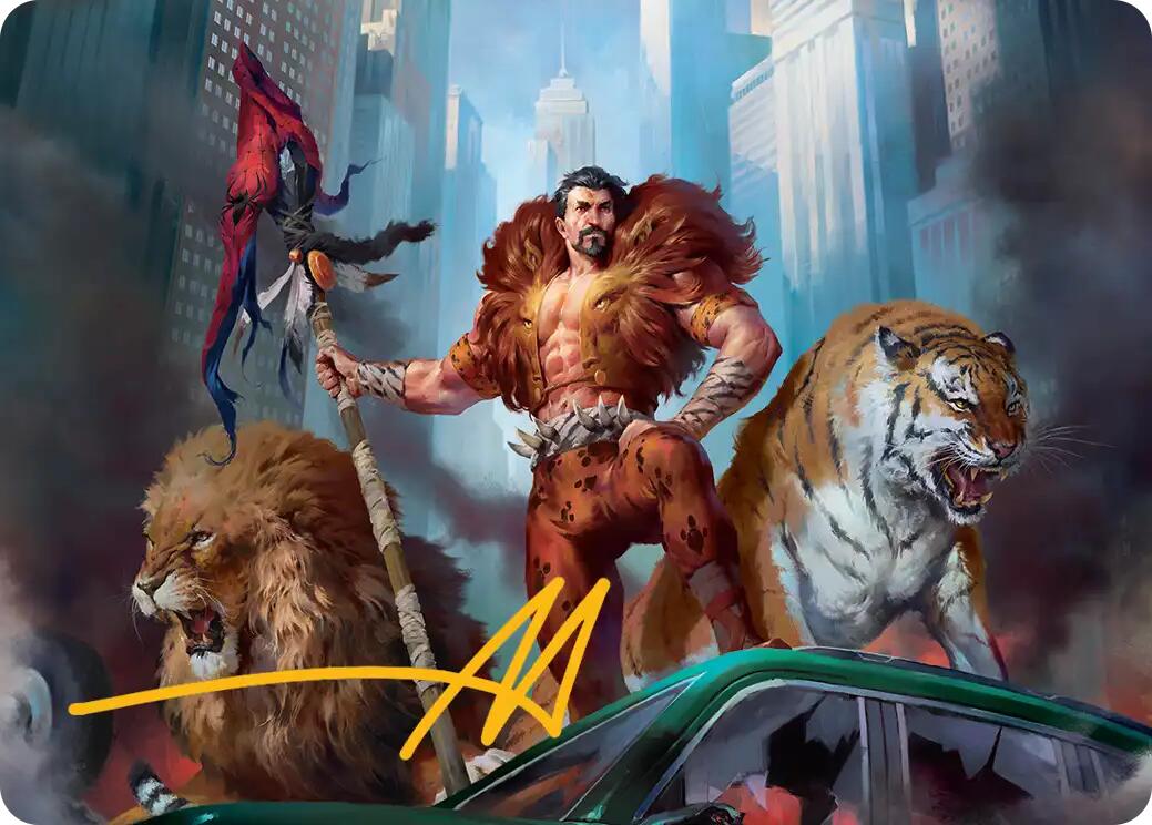 Kraven, Proud Predator Art Card (Gold-Stamped Signature) [Marvel's Spider-Man Art Series] | Devastation Store