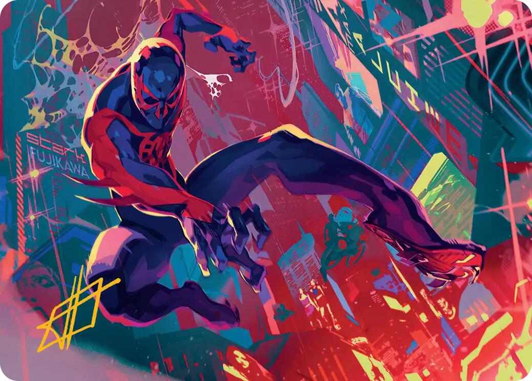 Spider-Man 2099 Art Card (Gold-Stamped Signature) [Marvel's Spider-Man Art Series] | Devastation Store