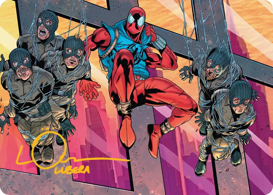 Scarlet Spider, Ben Reilly Art Card (Gold-Stamped Signature) [Marvel's Spider-Man Art Series] | Devastation Store
