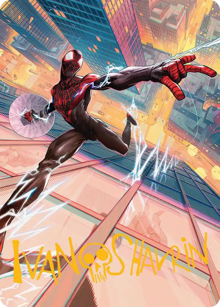 Ultimate Spider-Man Art Card (Gold-Stamped Signature) [Marvel's Spider-Man Art Series] | Devastation Store