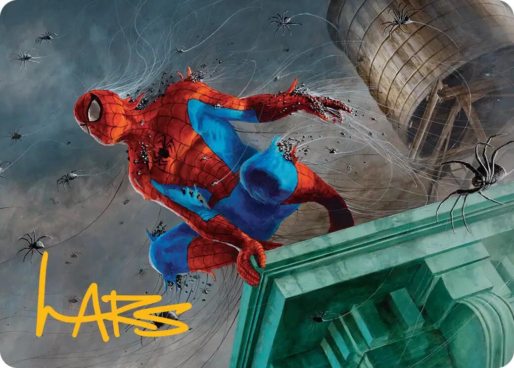 Spiders-Man, Heroic Horde Art Card (Gold-Stamped Signature) [Marvel's Spider-Man Art Series] | Devastation Store