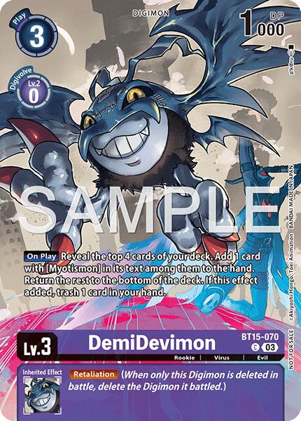 DemiDevimon [BT15-070] (Sinister Order Legend Pack) [Sinister Order] | Devastation Store