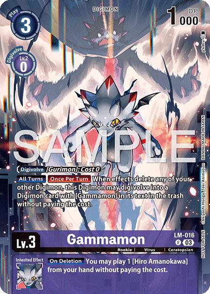 Gammamon [LM-016] (Sinister Order Legend Pack) [Sinister Order] | Devastation Store