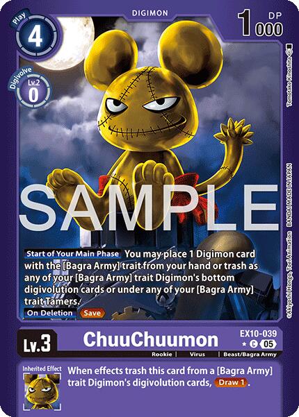 ChuuChuumon [EX10-039] (Limited Foil) [Sinister Order] | Devastation Store