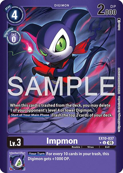 Impmon [EX10-037] (Limited Foil) [Sinister Order] | Devastation Store