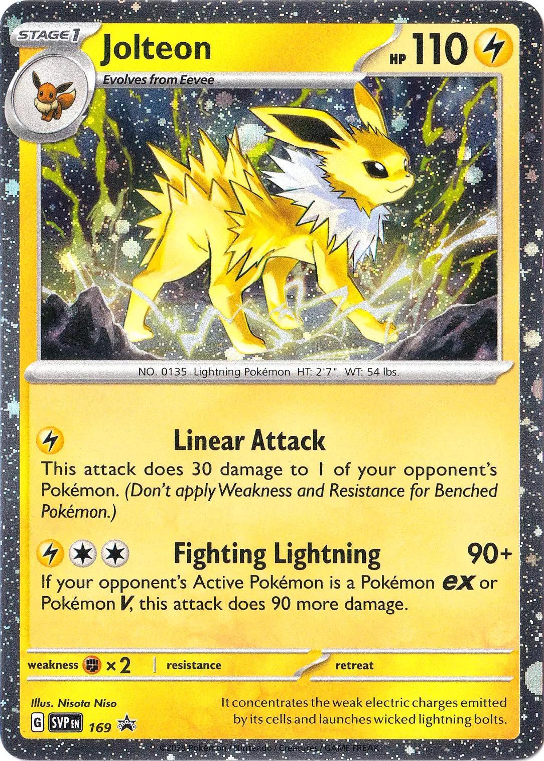 Jolteon (169) (Cosmos Holo) [Scarlet & Violet: Black Star Promos] | Devastation Store