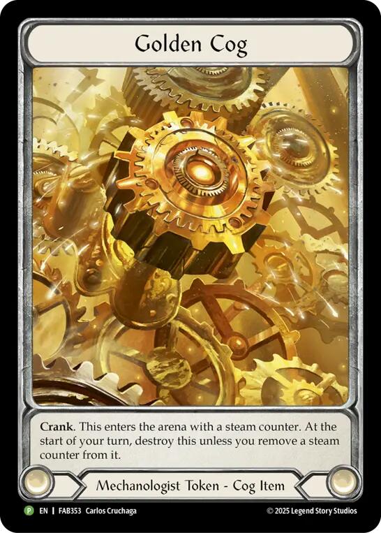 Golden Cog (FAB353) [FAB353] (Promo)  Cold Foil | Devastation Store
