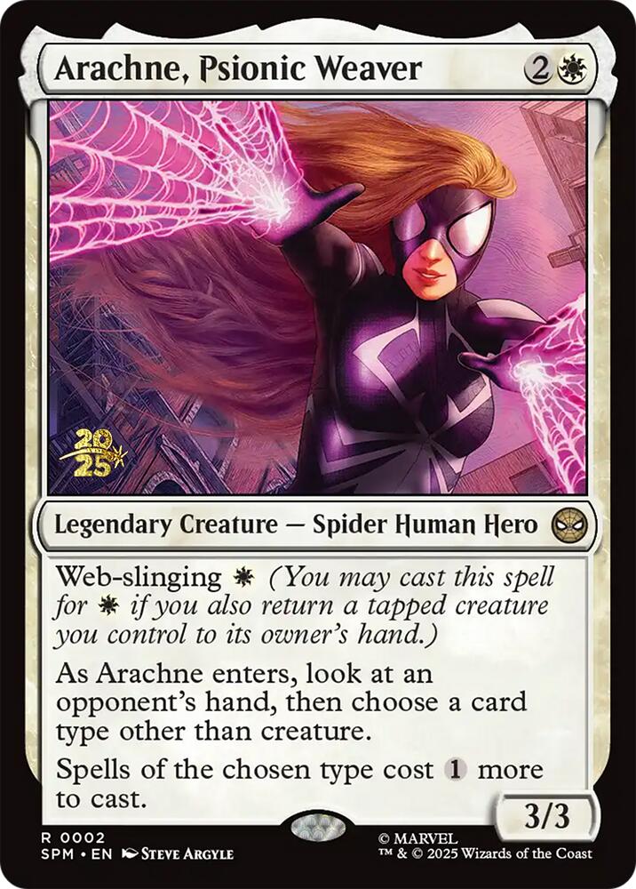 Arachne, Psionic Weaver [Marvel's Spider-Man Prerelease Promos] | Devastation Store