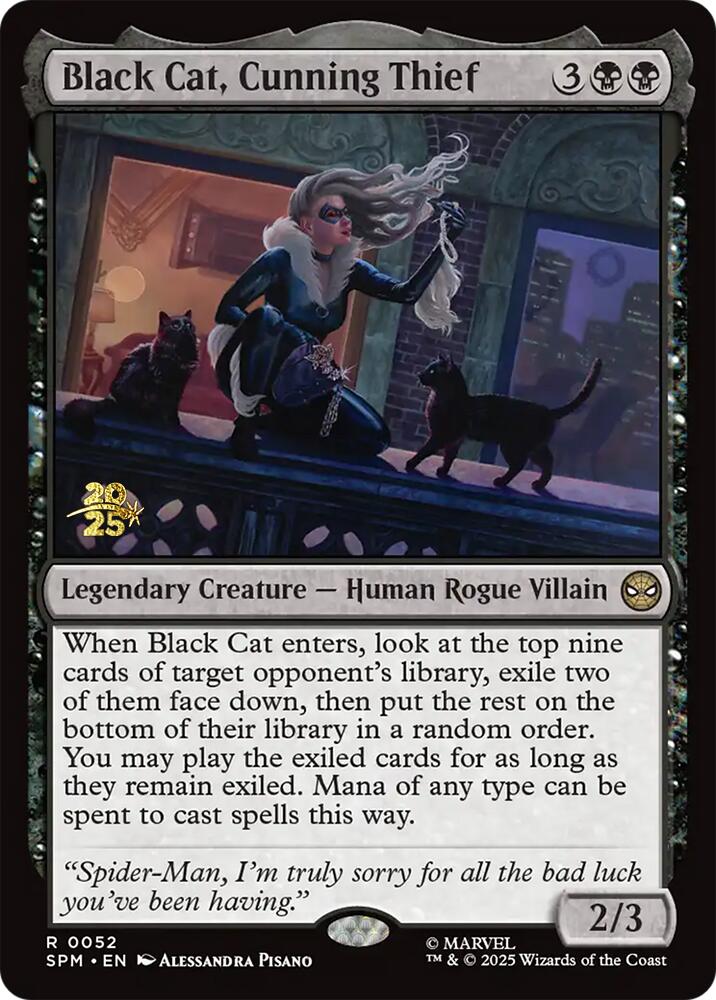 Black Cat, Cunning Thief [Marvel's Spider-Man Prerelease Promos] | Devastation Store