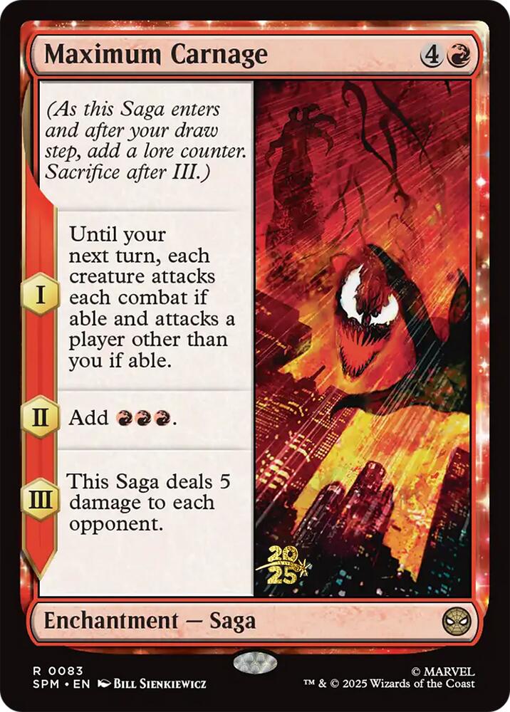 Maximum Carnage [Marvel's Spider-Man Prerelease Promos] | Devastation Store