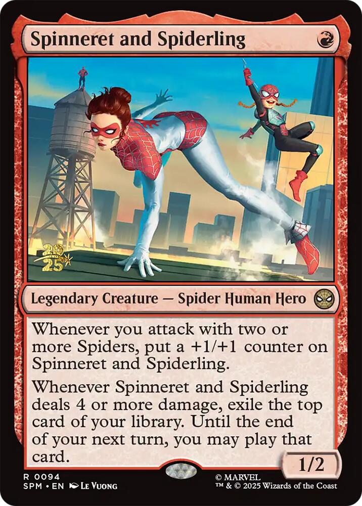 Spinneret and Spiderling [Marvel's Spider-Man Prerelease Promos] | Devastation Store