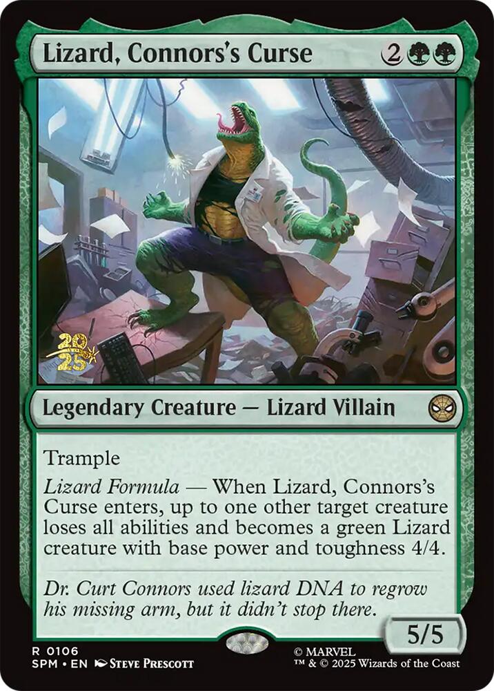Lizard, Connors's Curse [Marvel's Spider-Man Prerelease Promos] | Devastation Store
