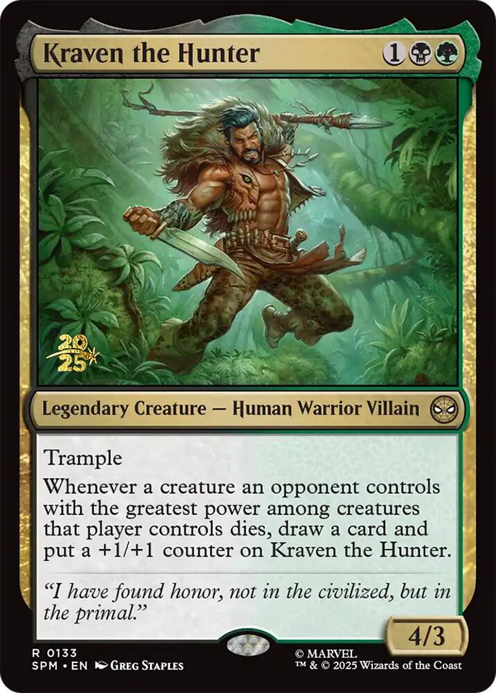 Kraven the Hunter [Marvel's Spider-Man Prerelease Promos] | Devastation Store