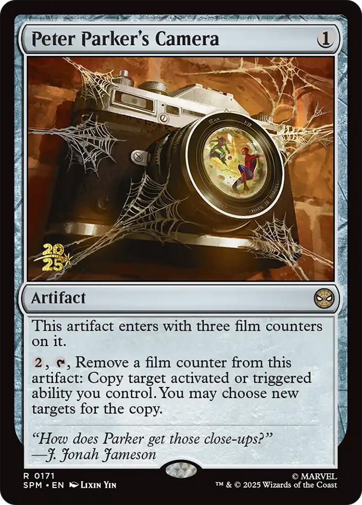 Peter Parker's Camera [Marvel's Spider-Man Prerelease Promos] | Devastation Store