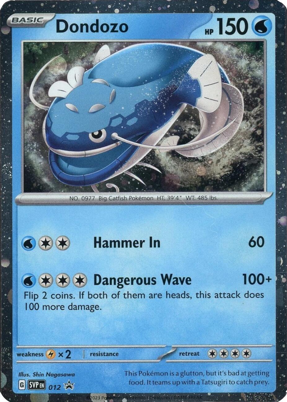 Dondozo (012) (Cosmos Holo) [Scarlet & Violet: Black Star Promos] | Devastation Store