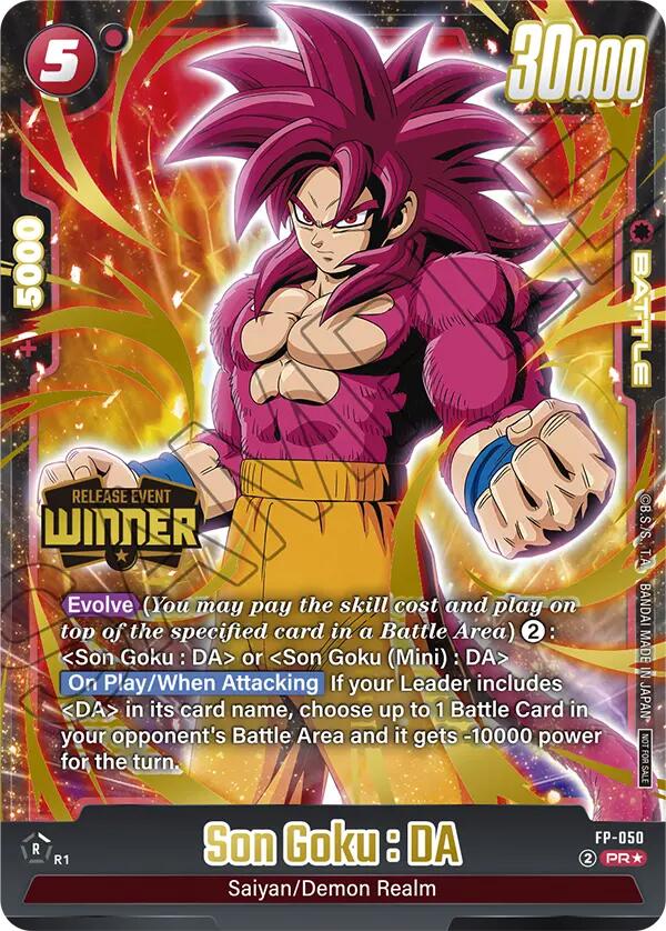 Son Goku : DA (FP-050) (Release Event Winner) [Fusion World Promotion Cards] - Devastation Store | Devastation Store