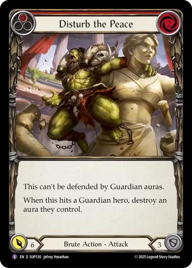 Disturb the Peace [SUP130] (Super Slam)  Rainbow Foil | Devastation Store