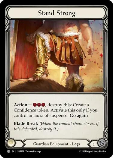 Stand Strong (Cold Foil) [SUP169] (Super Slam)  Cold Foil | Devastation Store