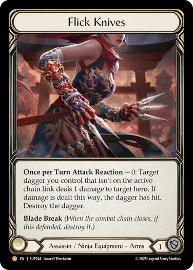 Flick Knives [SUP244] (Super Slam)  Rainbow Foil | Devastation Store