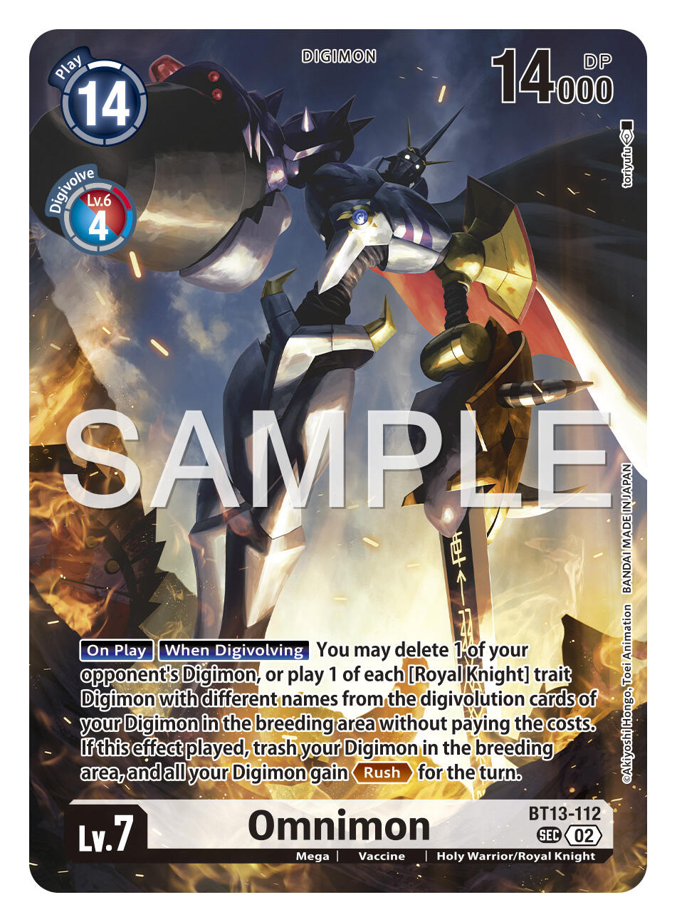 Omnimon [BT13-112] [Limited Card Pack -Another Knight-] | Devastation Store