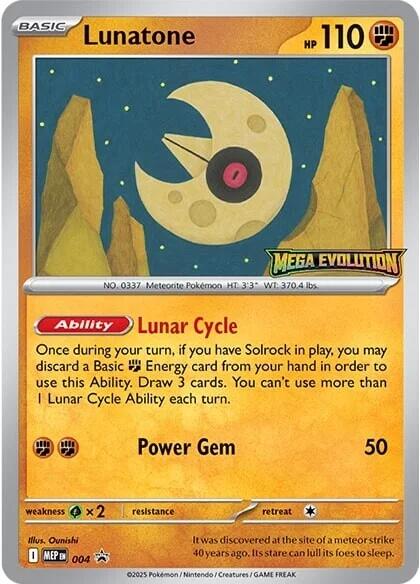 Lunatone (004) [Mega Evolutions Promo] | Devastation Store