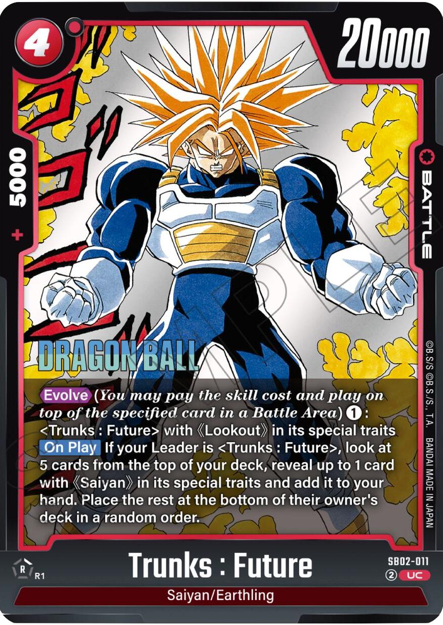 Trunks : Future (SB02-011) [Manga Booster 02] | Devastation Store
