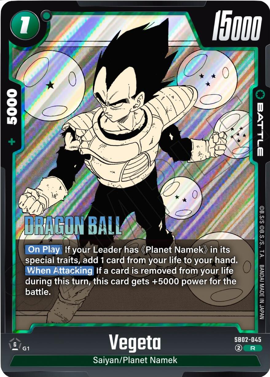 Vegeta (SB02-045) [Manga Booster 02] | Devastation Store