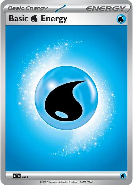 Basic Water Energy - 003 [Mega Evolution Energies] | Devastation Store