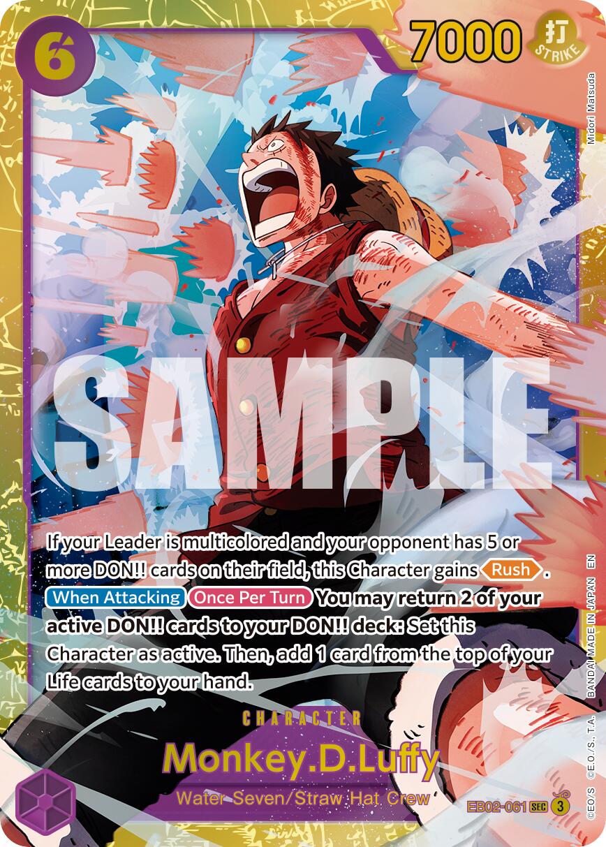 Monkey.D.Luffy (EB02-061) (Reprint) [Premium Booster -The Best- Vol. 2] | Devastation Store