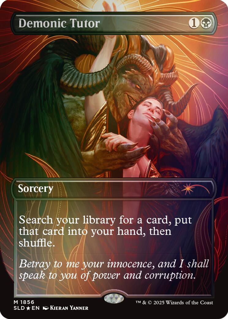 Demonic Tutor (Rainbow Foil) [Secret Lair Drop Series] | Devastation Store