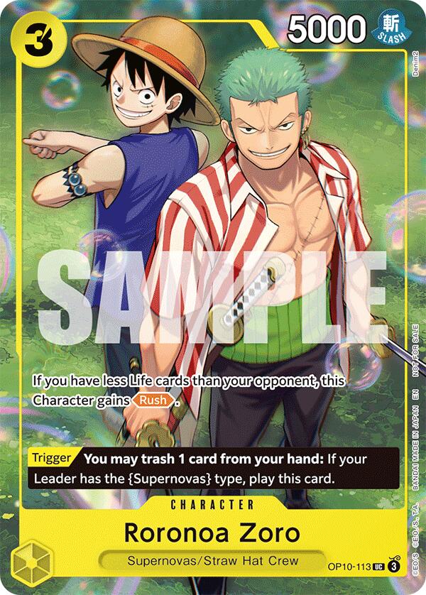 Roronoa Zoro (Learn Together Deck Set - Set Sail Event) [One Piece Promotion Cards] | Devastation Store