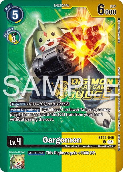 Gargomon [BT22-046] (Judge Pack 2025 Wave 2) [Cyber Eden] | Devastation Store