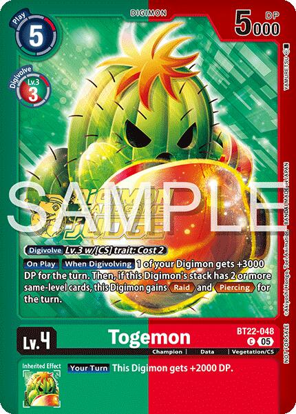 Togemon [BT22-048] (Judge Pack 2025 Wave 2) [Cyber Eden] | Devastation Store