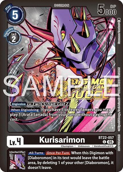 Kurisarimon [BT22-057] (Judge Pack 2025 Wave 2) [Cyber Eden] | Devastation Store