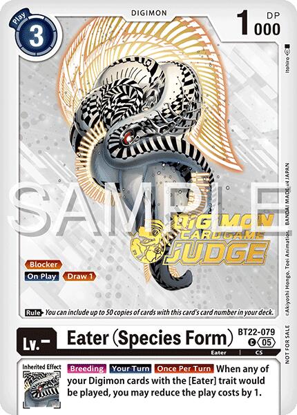 Eater [BT22-079] (Species Form) (Judge Pack 2025 Wave 2) [Cyber Eden] | Devastation Store