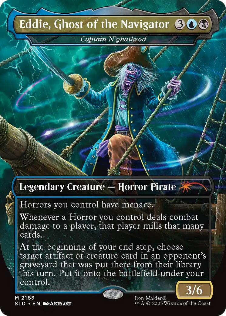 Eddie, Ghost of the Navigator - Captain N'ghathrod [Secret Lair Drop Series] | Devastation Store