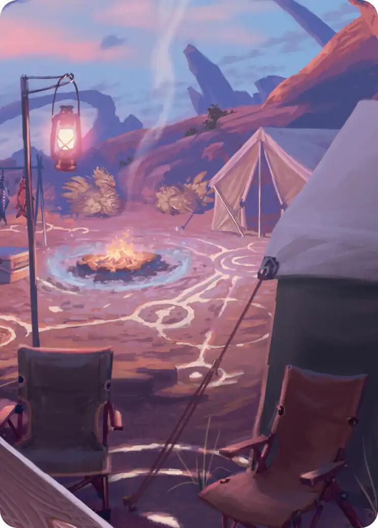 Chocobo Camp Scene Art Card [FINAL FANTASY Art Series] | Devastation Store