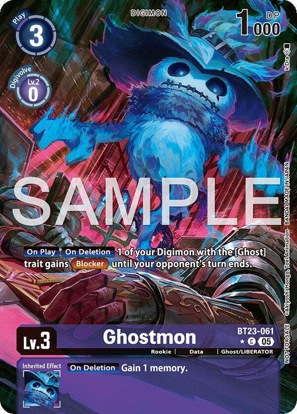 Ghostmon [BT23-061] (Hacker's Slumber Box Promotion Pack) [Hackers' Slumber] | Devastation Store