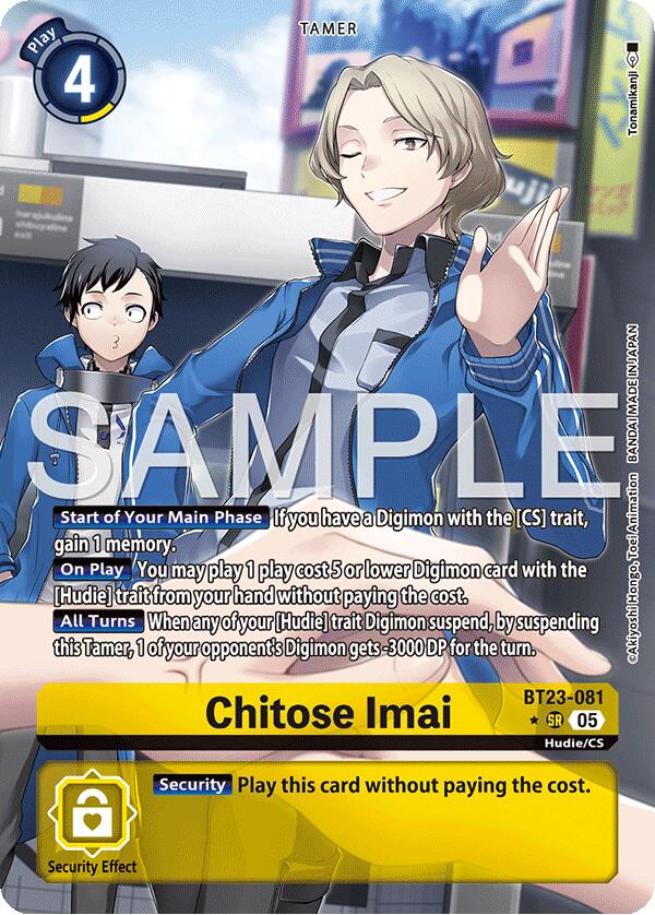 Chitose Imai [BT23-081] (Alternate Art) [Hackers' Slumber] | Devastation Store