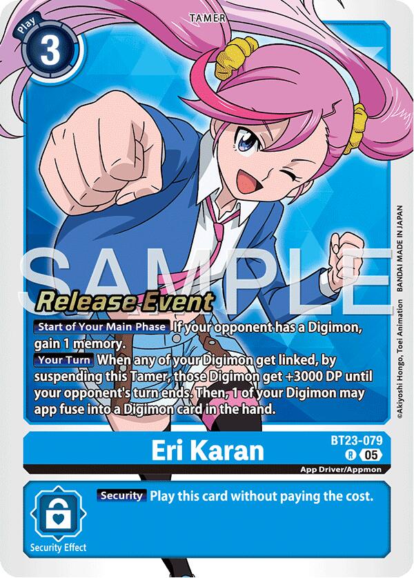 Eri Karan [BT23-079] [Hackers' Slumber Release Event Cards] | Devastation Store