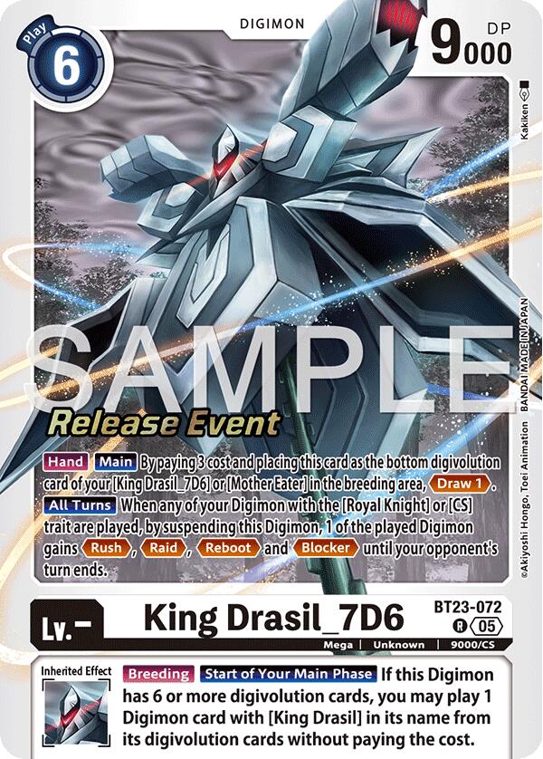 King Drasil_7D6 [BT23-072] [Hackers' Slumber Release Event Cards] | Devastation Store